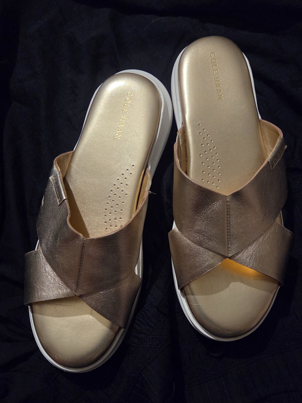 Cole Haan Grandpro Rally CrissCross Sandals, Size 9.6